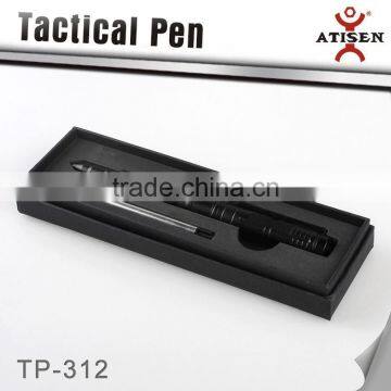 Tactical Defender Self Defence Pen With Glass Breaker Black Tungsten Steel Head photo-4