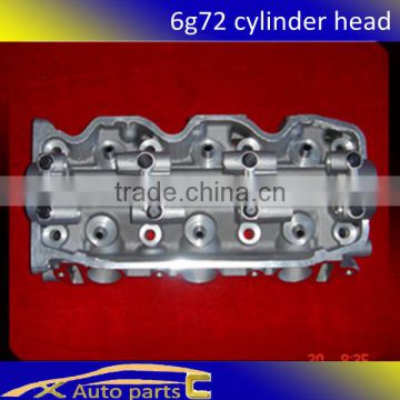 aluminum casting cylinder head for Mitsubishi 6G72 Petrol V6 SOHC 12V