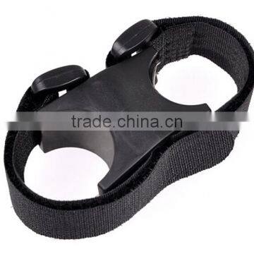 Multi-function nylon Magic tape Mount For bike Flashlight