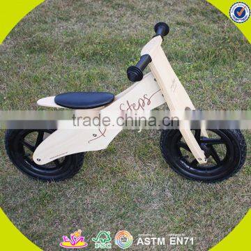 2017 New Design Baby Wooden Balance Bike Wholesale Wooden Balance Bike Log Wooden Balance Bike for Toddlers W16C156 photo-4