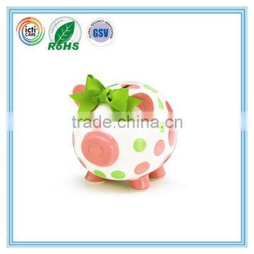 Large cute Piggy Bank High quality plastic shatterproof lightweight convenient piggy bank