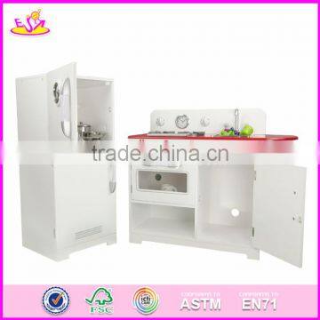 2017 New Design Children Pretend Play Toy Wooden Kitchen W10C255 photo-4