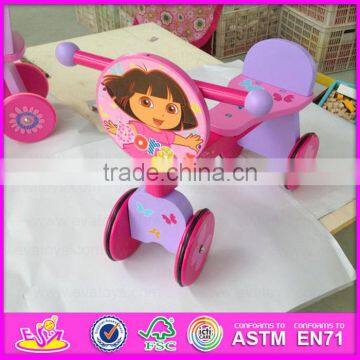 2015 Christmas Gift Kids Ride on Car Wholesale,Lovely Children Wooden Ride on Toy Car,Cute Wooden Baby Tricycle Car Toy W16A010 photo-4