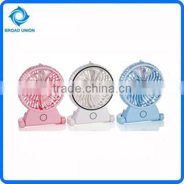 Hot Sale 5v Electric Portable Mini Desktop Electrical Fan Rechargeable