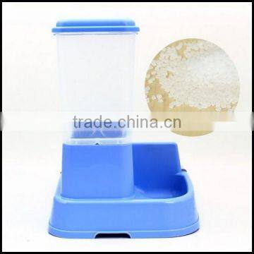 Water PET Food Tray Bowls Automatic Feeder Dog BLUE WHITE Puppy Dispenser Dish Bowls,custom Plastic Pet Bowls Manufacturer photo-2