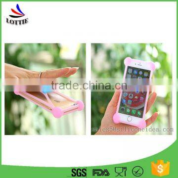 New Design Fashion Shockproof Elastic Universal Silicone Phone Holder 3D Cartoon Soft Silicone Phone Case photo-5