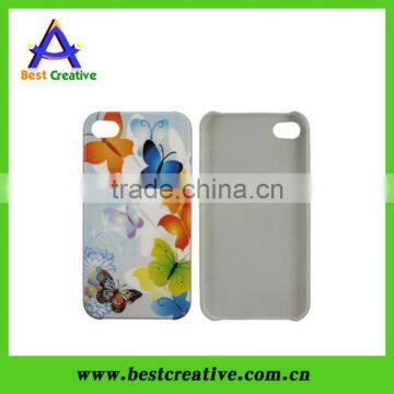 Butterfly design plastic phone cover for Iphone