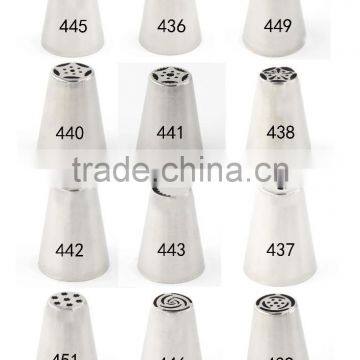 High Quanlity Stainless Steel Flower Shaped Cream Nozzles Cake Cream Decorating Tip Sets photo-3