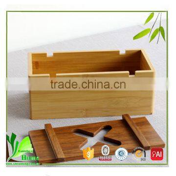 Superior Quality Cheap Bamboo Tissue Paper Box Holder photo-2
