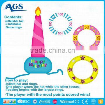 Amusing Animal and Ring Game Play Inflatable Toy photo-5