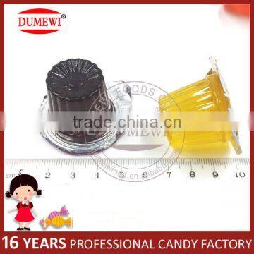 15g Assorted Fruit Flavor Striped Jelly Cup Mini Cup Jelly photo-3