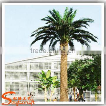 2015 Wholesale artificial outdoor palm trees plastic decorative metal palm tree palm trees