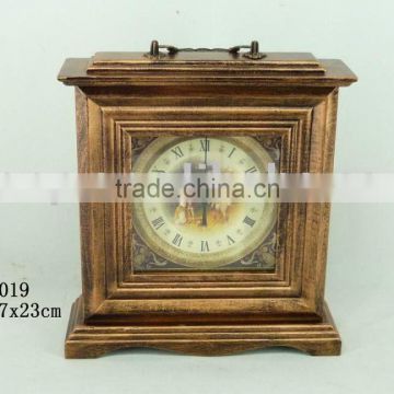 wood clock