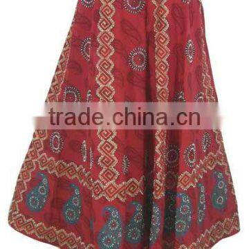 Printed Cotton Long Skirts