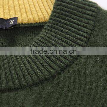 Men's 100% Cashmere Modern Knitting Blank Sweater photo-4