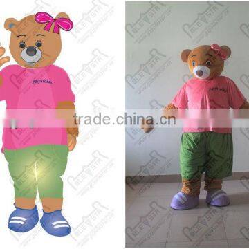 NO.3675 custom couple bear mascot costumes female bear