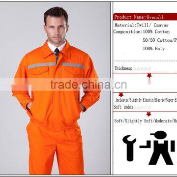 Dear high quality overalls with reflective stripes made In China