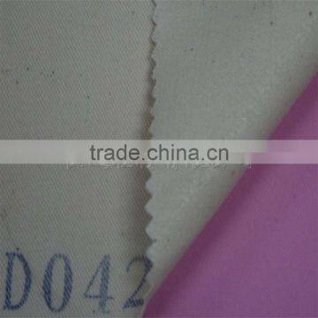 D042 cotton damask with powdery hot-melt adhesive