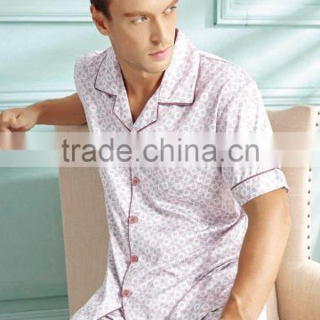 Print Cotton Summer Sleepwears Homewears Pajama Sets for man