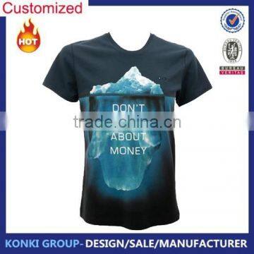Custom Logo Sublimation Printing 100% Polyester Personalize High Top Quality Unisex Men and Ladies T-shirt photo-4