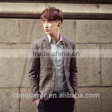 Grid Window Pane Man Suit.BSPL0645 photo-2