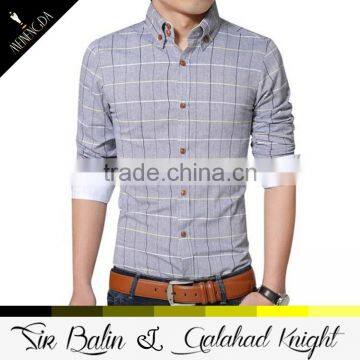 2016 New Design High Quality Breathable and Comfortable 100% Cotton Custom Men's Shirt With Long Sleeve photo-3