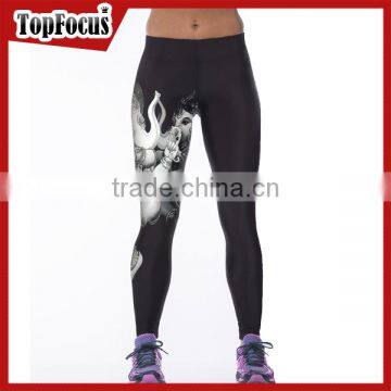 Miqi Apparel 2017 Newest Women Activewear Sublimation Colorful Yoga Tight Pants For Ladies photo-3