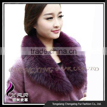 Collar-F11 Fashion Fox Fur Collar For Long Coat photo-5