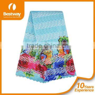 100% Cotton,100% Soft Cotton Swiss Lace Fabric Material And Woven Technics Guipure Lace Fabric CP0024 photo-4