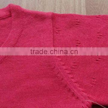 Wholesale Latest Cotton Knitting Children Kid Lace Cardigan Sweater for Girl(KS0432) photo-2