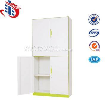 High Quality 4 Door Display Cupboard Lockable Metal File Cabinet