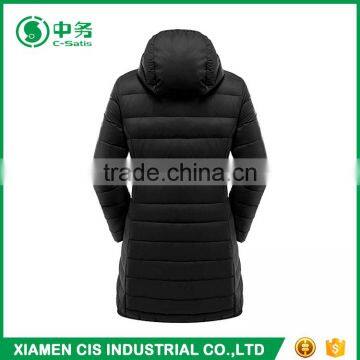 New Design Windproof Warmful Womens Winter Goose Down Long Coat photo-3