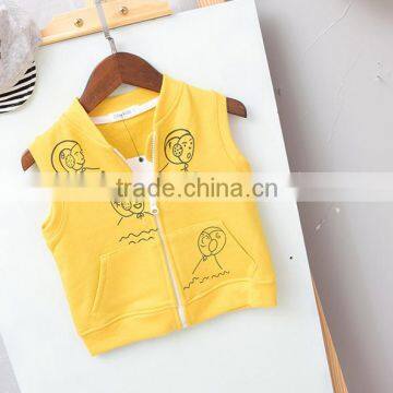 YE5212 Autumn 2017 Boys Jacket Cartoon Sleeveless Children Clothing Coats photo-5