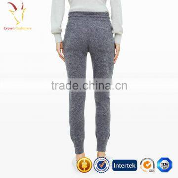 Cashmere Wool Lady Pants Casual Pants With Pockets photo-4