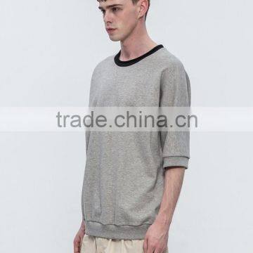 2017 Wholesale Factory Price Short Sleeve Sweatshirt White t Shirt photo-2