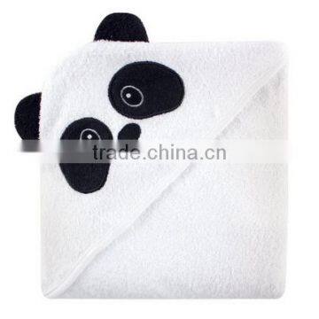 China Supplier Applique Cotton Terry Security Pattern Animal Head Plush Baby Blanket photo-3