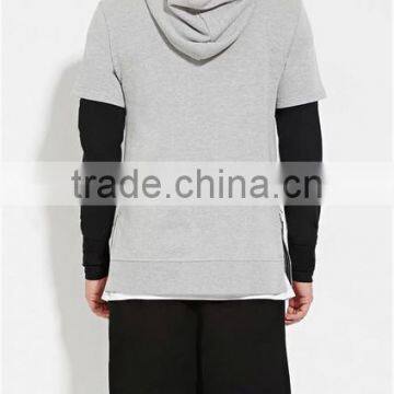 Fashion Mens Short Sleeve Sports Hoodies photo-3
