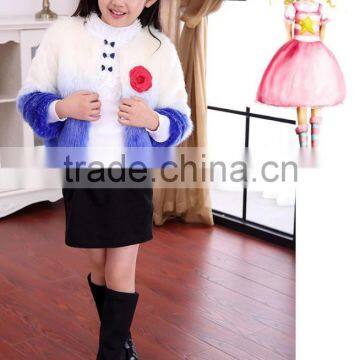 New Children Faux Fur Coat Autumn Winter Full Sleeve Coat Girl's Warm Coats Baby Short Patchwork Outerwear Thick Girl Clothing photo-5