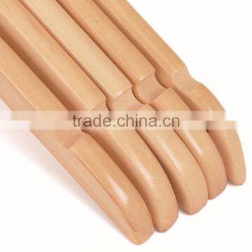 Hot Selling Garment Clothing Hanger Normal Solid Wooden Hanger Durable Simple Wooden Coat Hanger photo-2