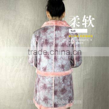 Autumn Winter New 2016 Slim Short Women's Full Pelt Wool Sheep Shearing Real Fur Coat Thick Outerwear Coats Women Jacket Hot photo-6