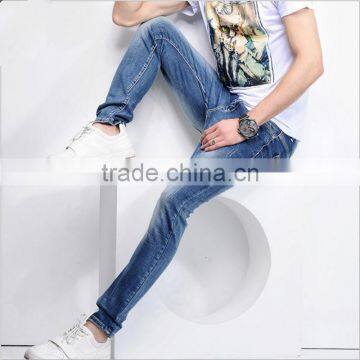 2016 New Man Denim Jeans Pants With Custom Fabric Color photo-2