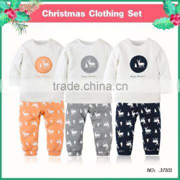 Wholesale Baby Christmas Clothing Sets Girls Winter Clothes Set for Holidays photo-2