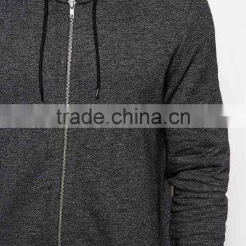 Oem Plain Mens Tall Hoodies With Side Zip,tall Hoodies Wholesale, Long Hoodie photo-3