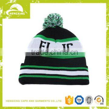 Stylish custom beanie logo pom