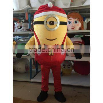 Christmas minion mascot costume