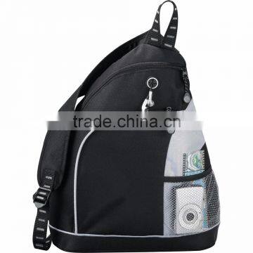 Twister Sling Backpack - Has Zippered Main Compartment With Interior Media Pocket and Comes With Your Logo. photo-3