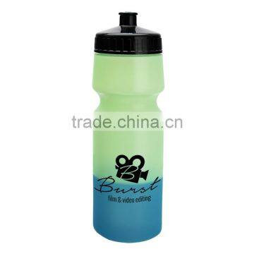 USA Made 24 oz Color Change Bike Bottle - Changes Color With Ice Cold Liquids, BPA-free and Comes With Your Logo photo-3