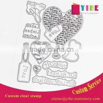 DIY Crafting Scrapbooking / transparent PVC stamp rubber stamp