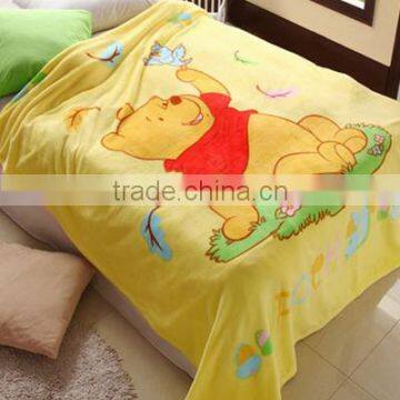 Home bed Fleece blanket throws designed for children