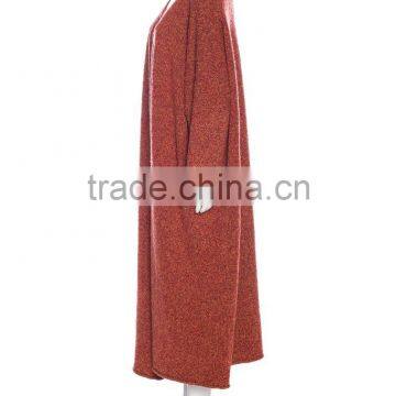 Natural Neck Woolen Ladies Women Pajamas Sleepwear Robe With Dropped Shoulders photo-2